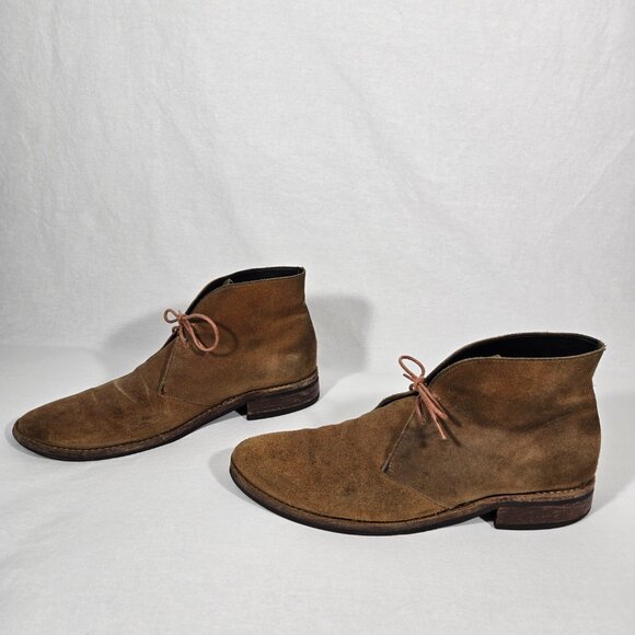 THURSDAY BOOT CO. The Scout Chukka Cognac Suede Thrusted Boots Men's Size 10.5. - Picture 3 of 17